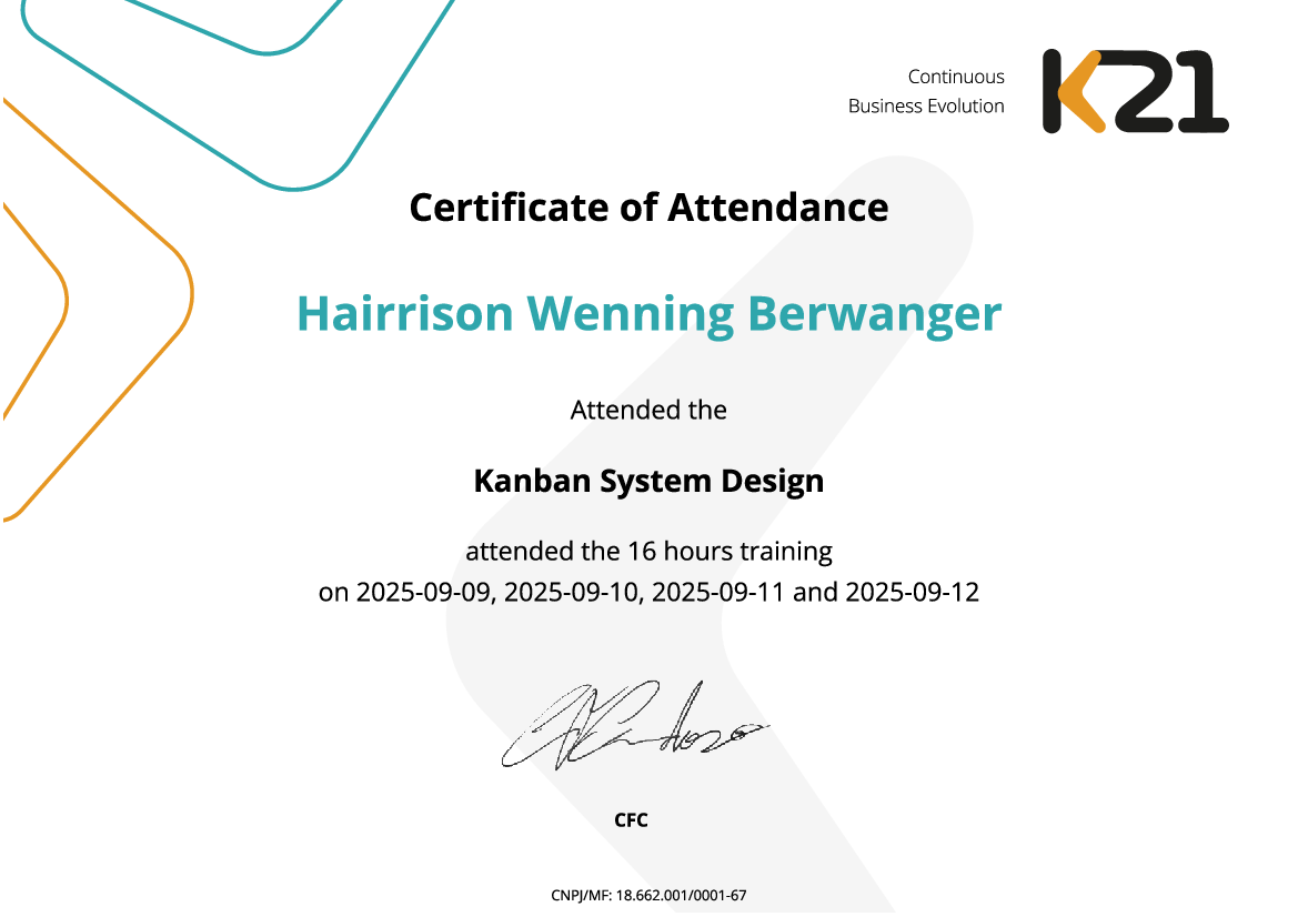 Certificado K21